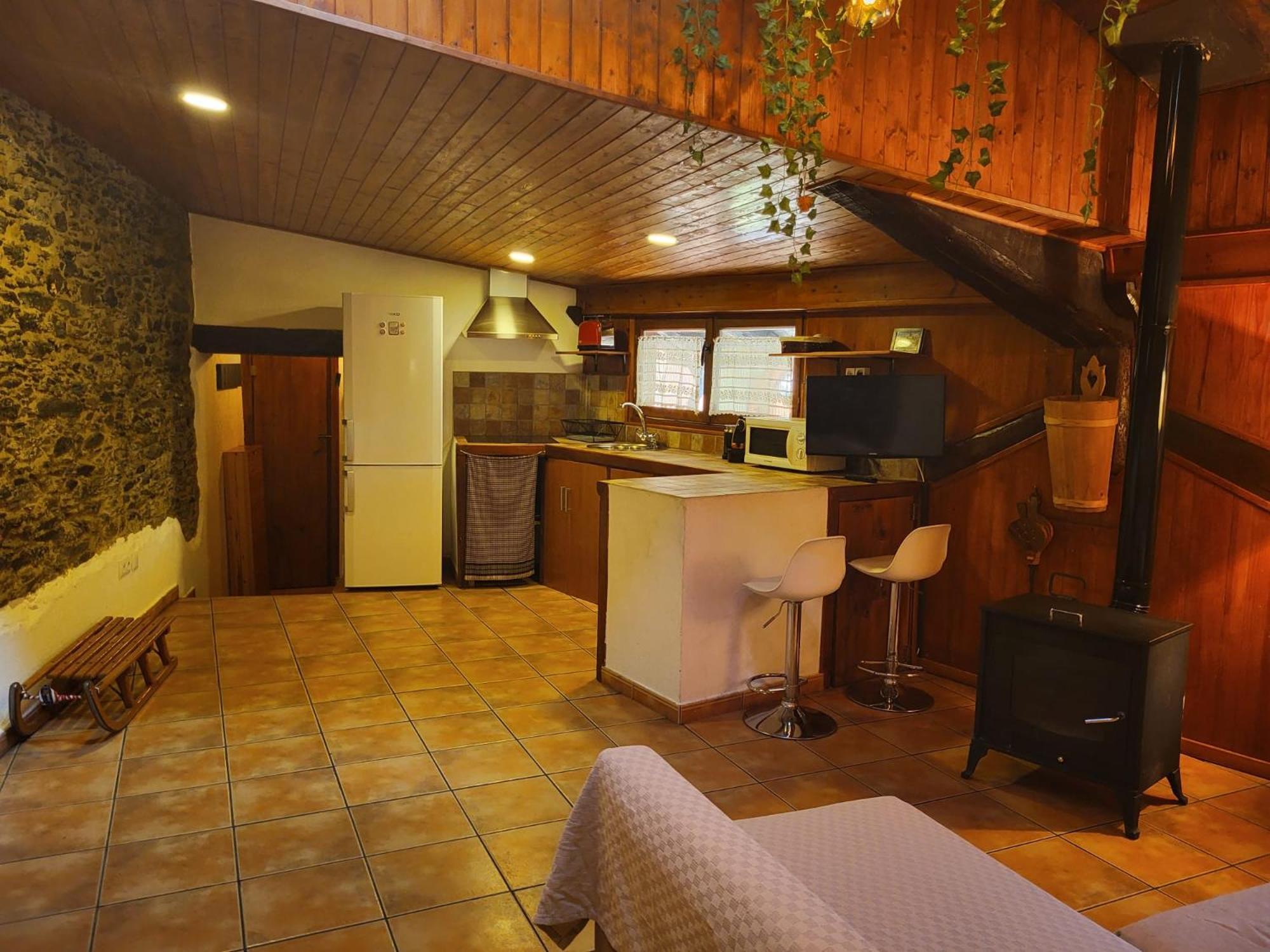 Apartament Apto Rustico En Osséja Zewnętrze zdjęcie